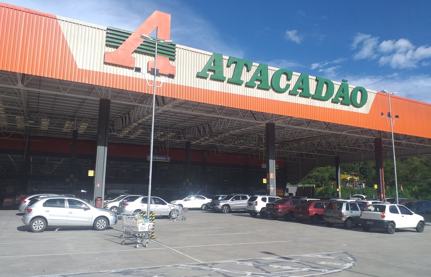 Atacadão store exterior in Brazil